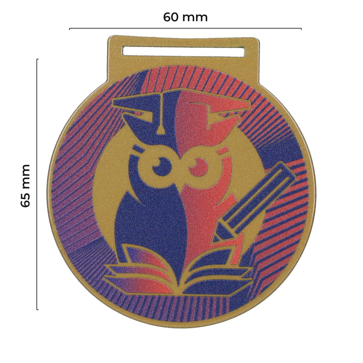 medal z sowa szkolny dla dzieci