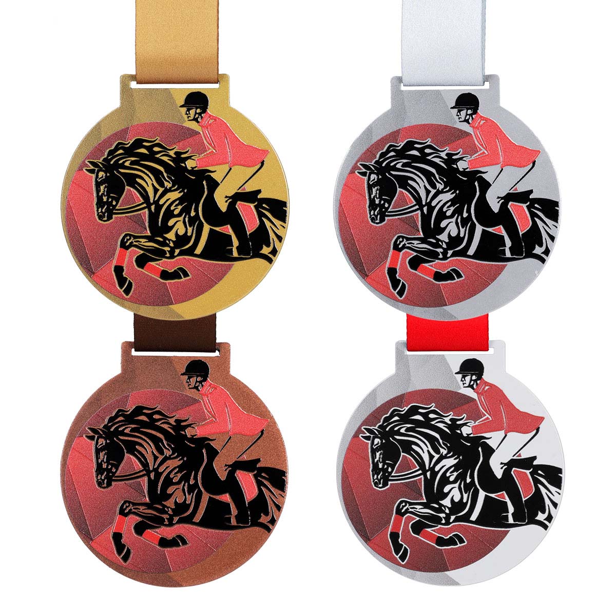 medale na zawody jezdzieckie konne z koniami
