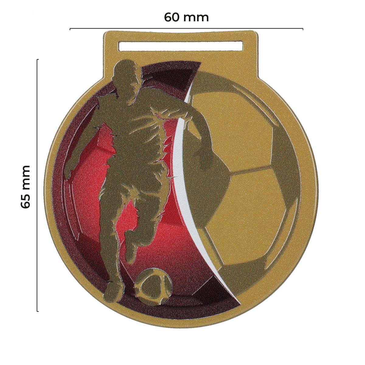 zloty medal pilka nozna rozmiar