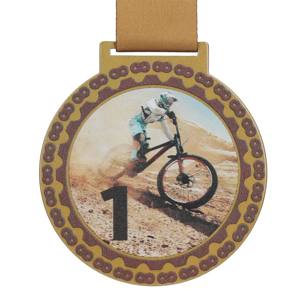 zloty medal rowerowy miejsce 1 górski