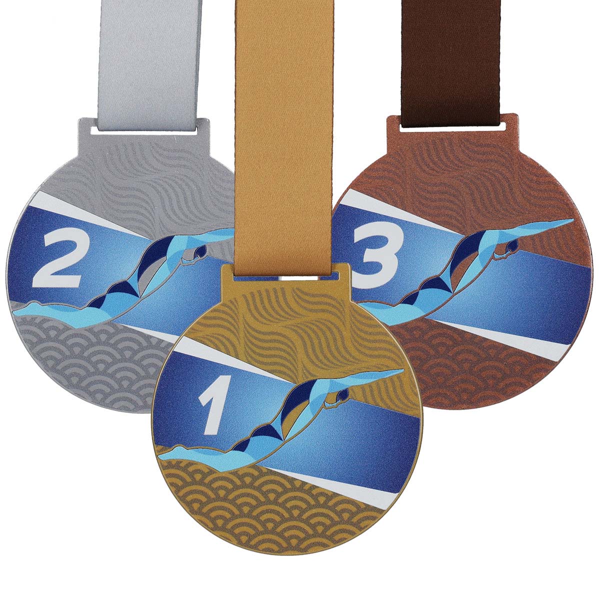 medale na zawody plywackie